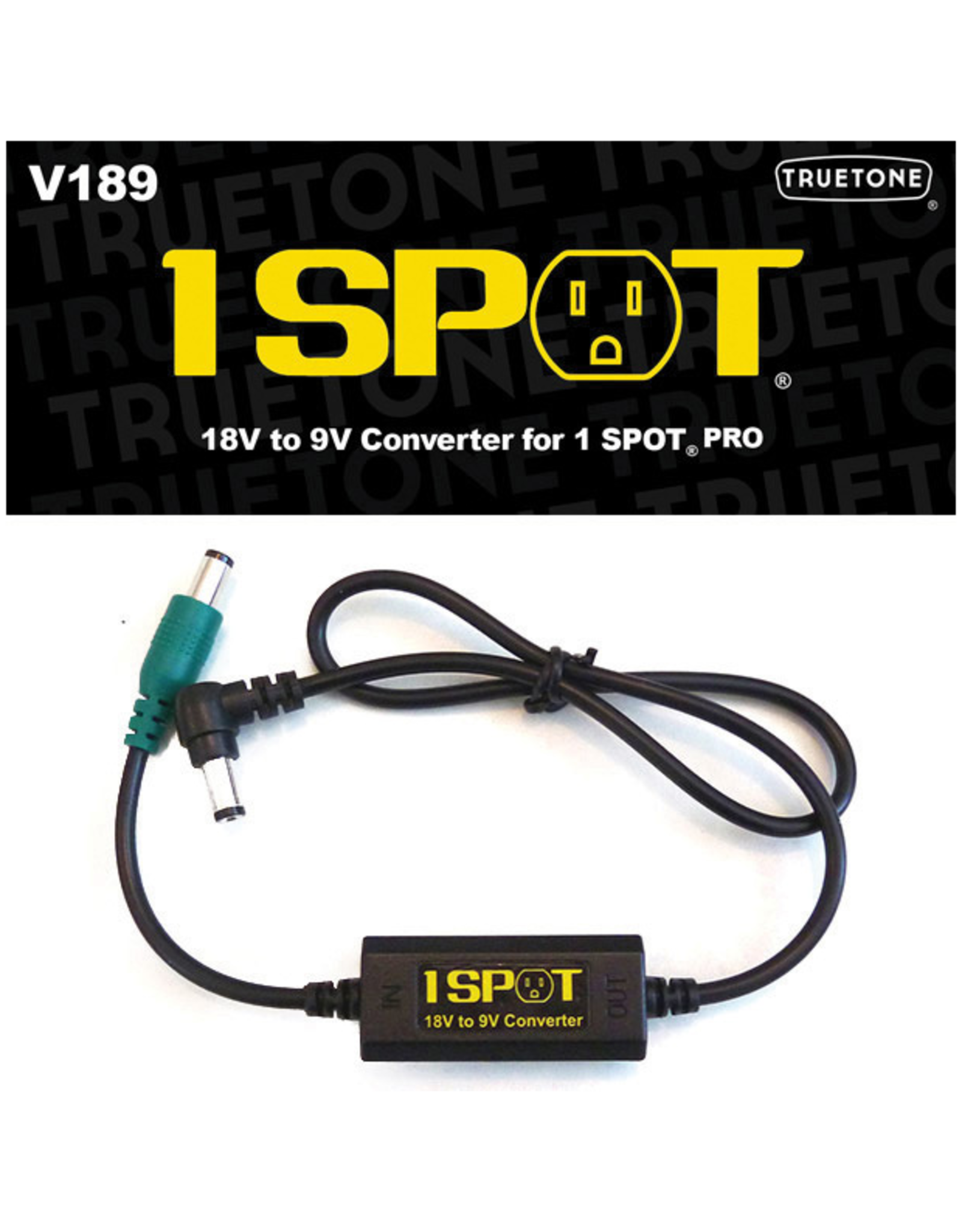 TrueTone True Tone V189 1 Spot 18V to 9V Converter for 1 Spot Pro