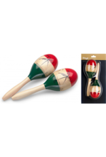 Stagg Stagg Wood Maracas Oval 26cm Mexican