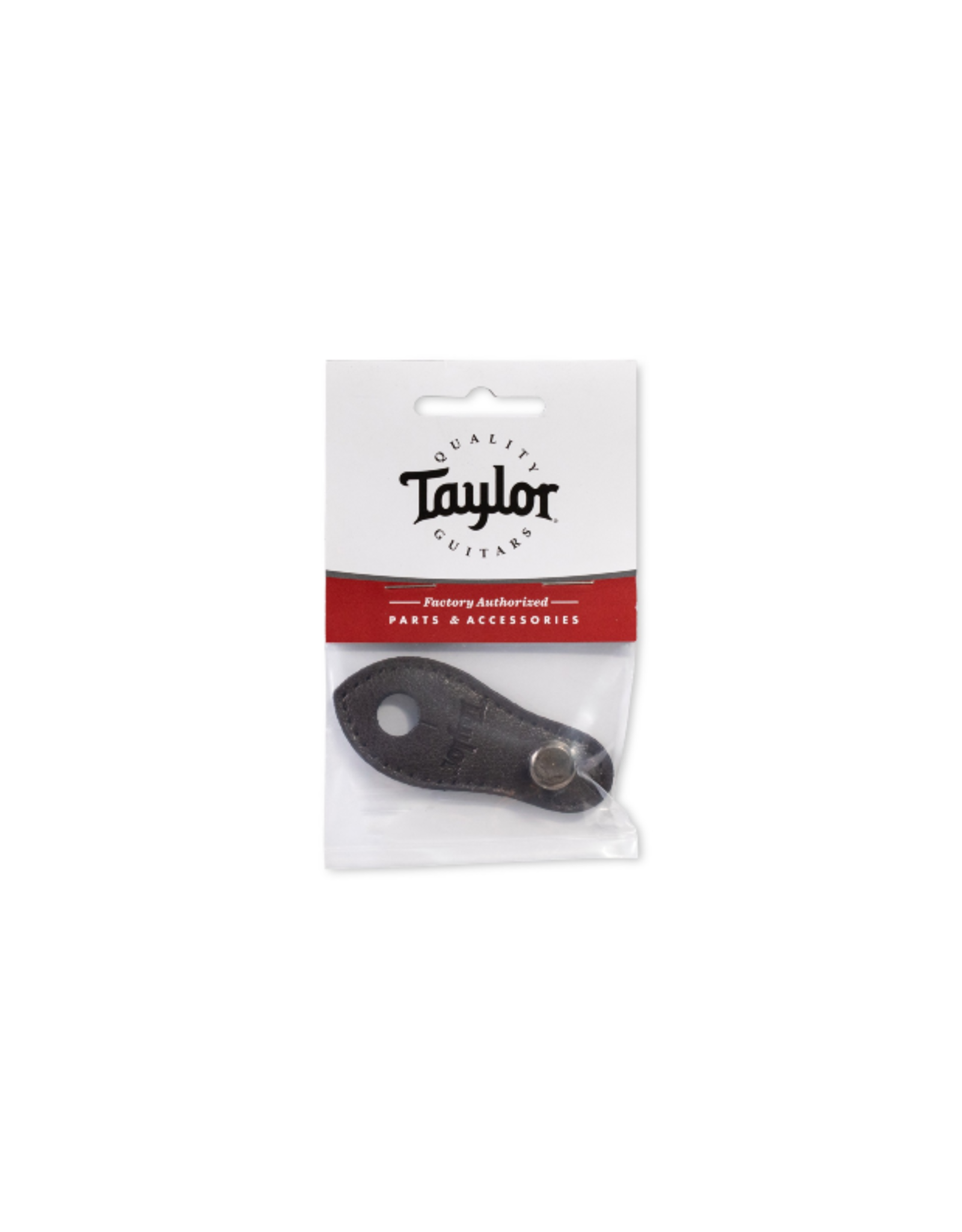 Taylor Guitars Taylor Leather StrapLink Output Jack Adapter, Chocolate Brown