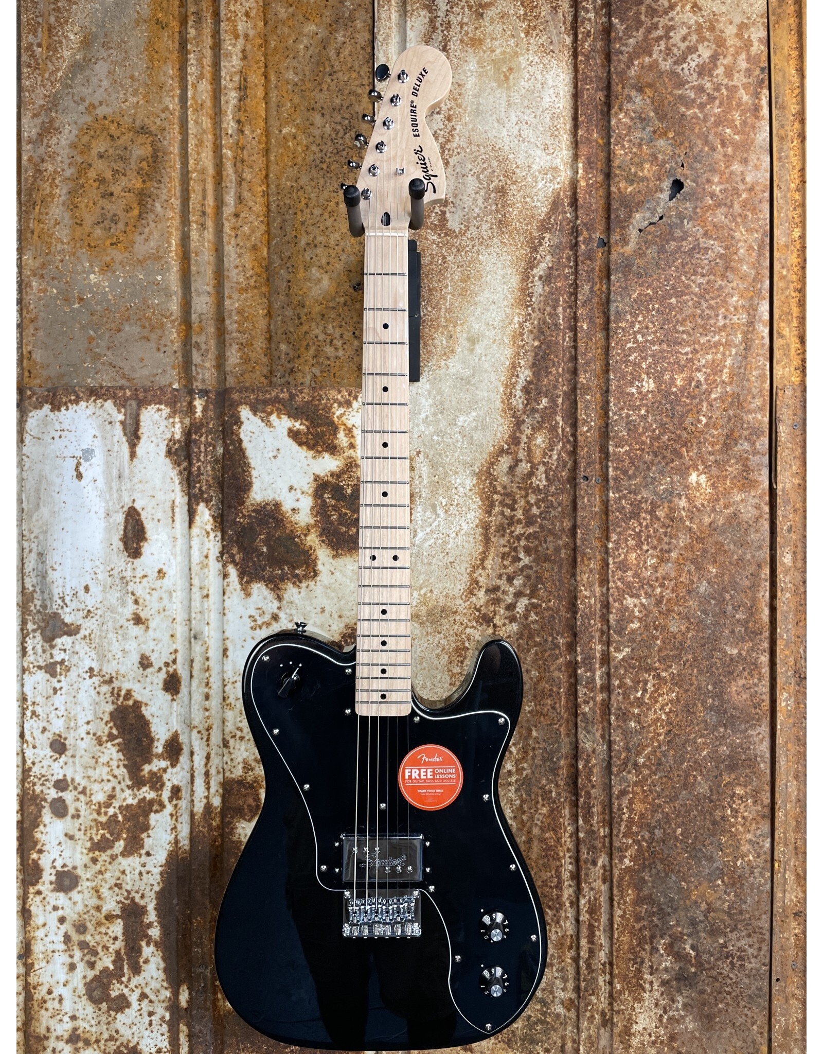 Squier by Fender Esquire Deluxe Metallic Black (Used) - Backwoods