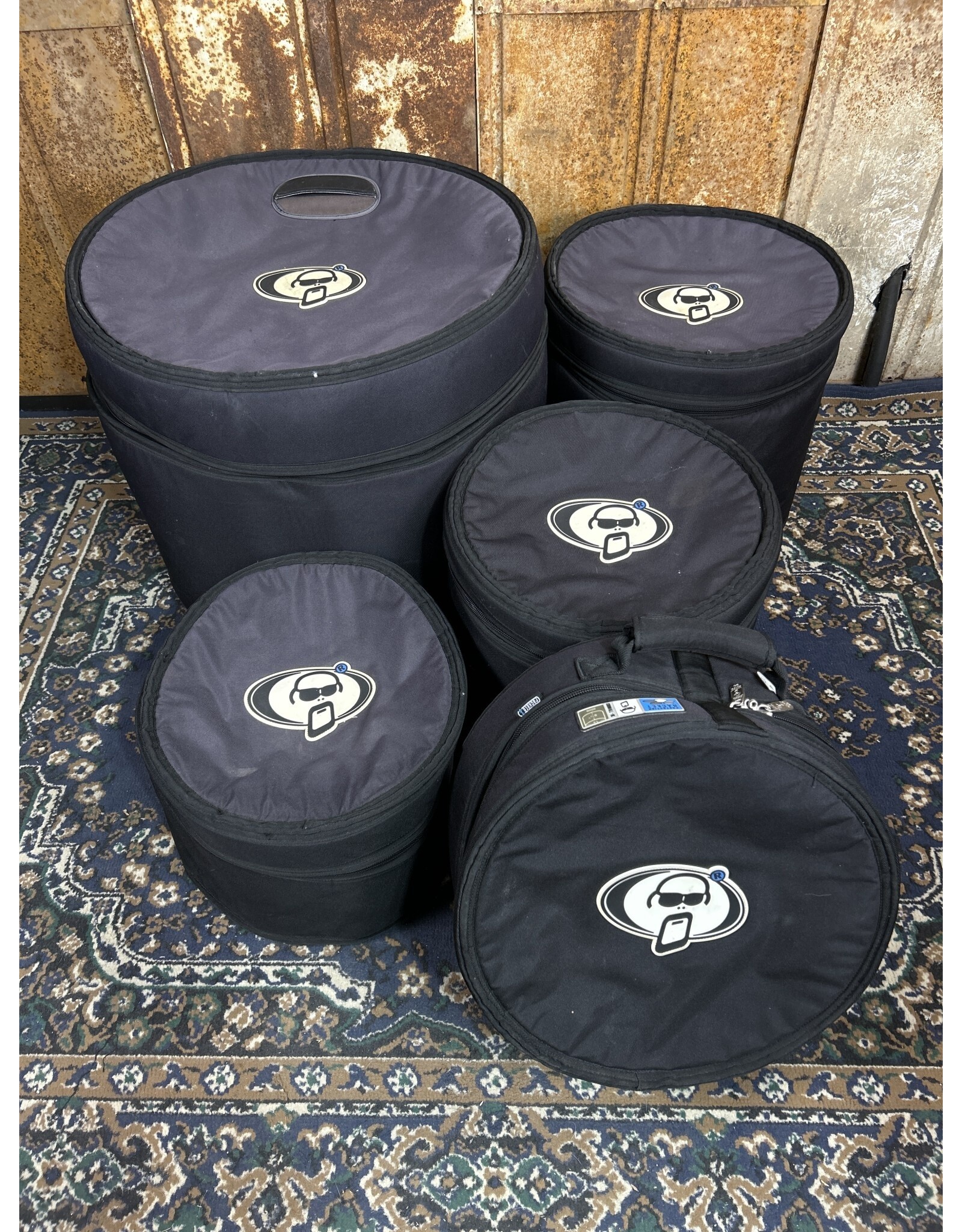 Protection Racket Drum Bags 5pc (used) Backwoods Guitar
