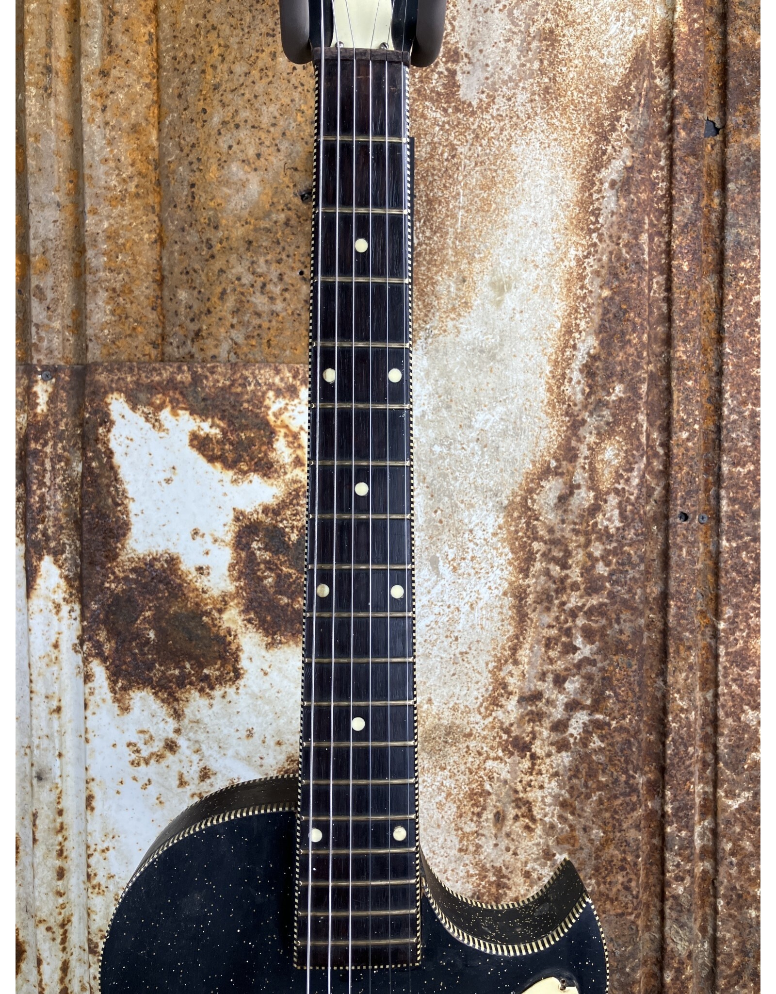 Custom Kraft Custom Kraft Midnight Special 1960s Electric Guitar-Black (Used)