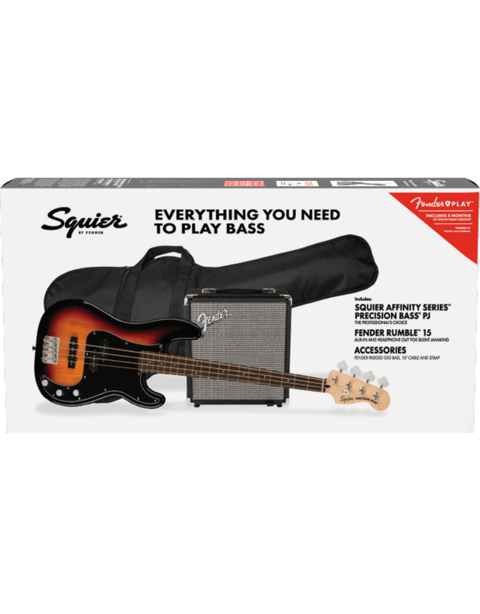 Squier Squier® Affinity Series™ Precision Bass® PJ Pack