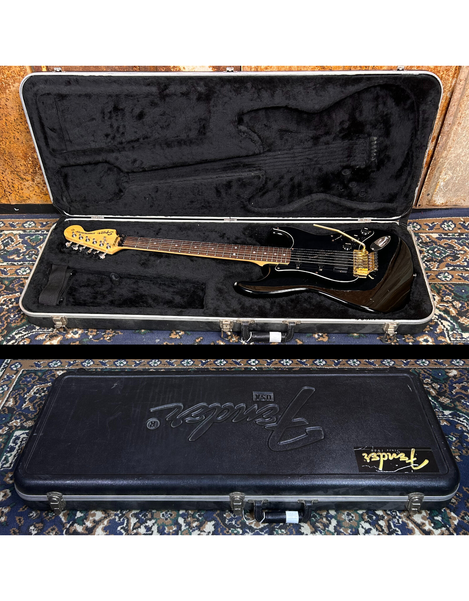 Fender Fender Squier Stratocaster Made in Japan SQ Series 1983-84 Schaller Tremolo Black (Used)