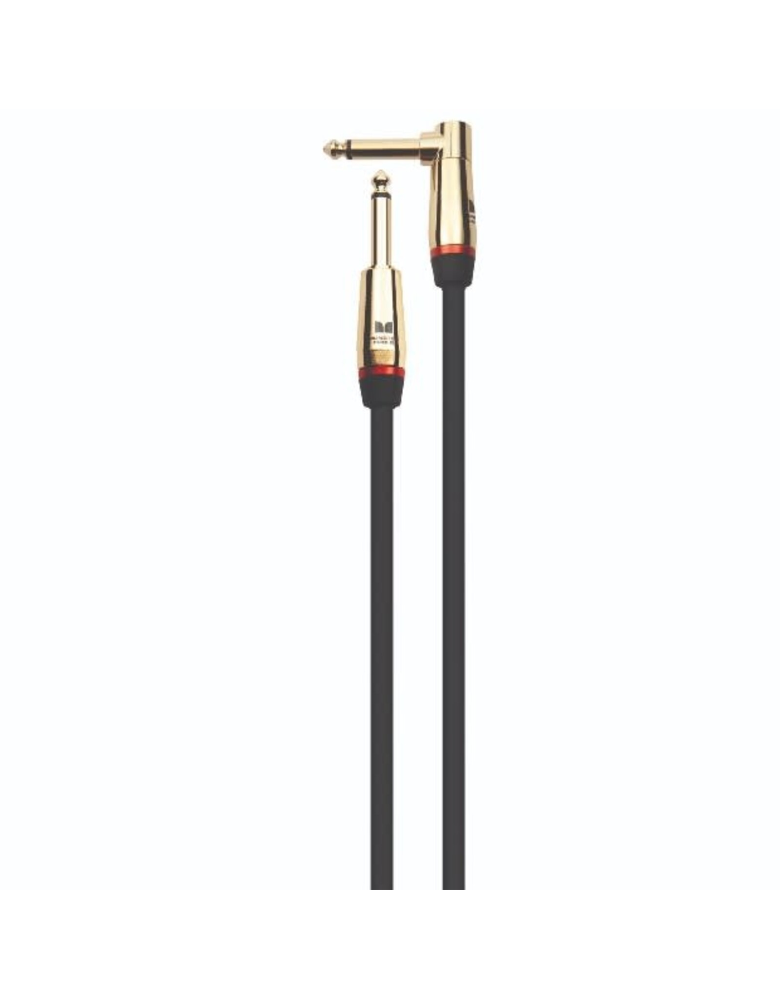 Monster Cable Monster Prolink Rock 1/4" Instrument Cable. 21 ft - Right Angle to Straight
