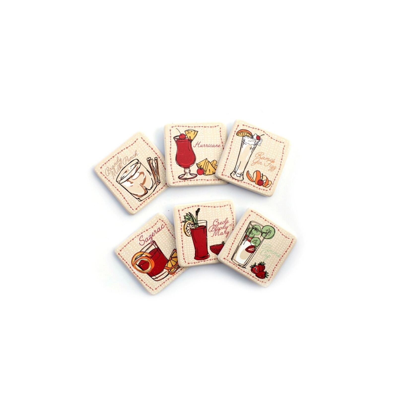 NOLA Cocktail Coasters