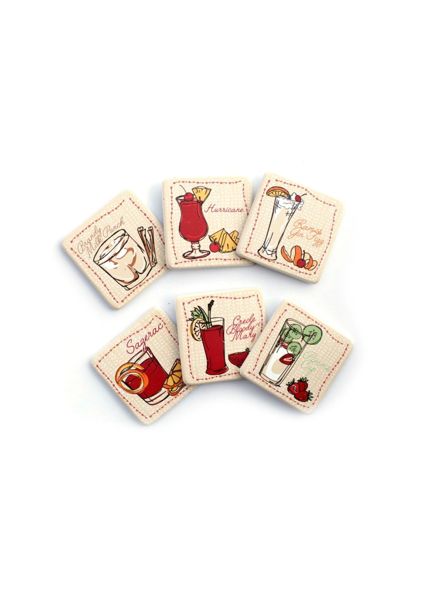 NOLA Cocktail Coasters