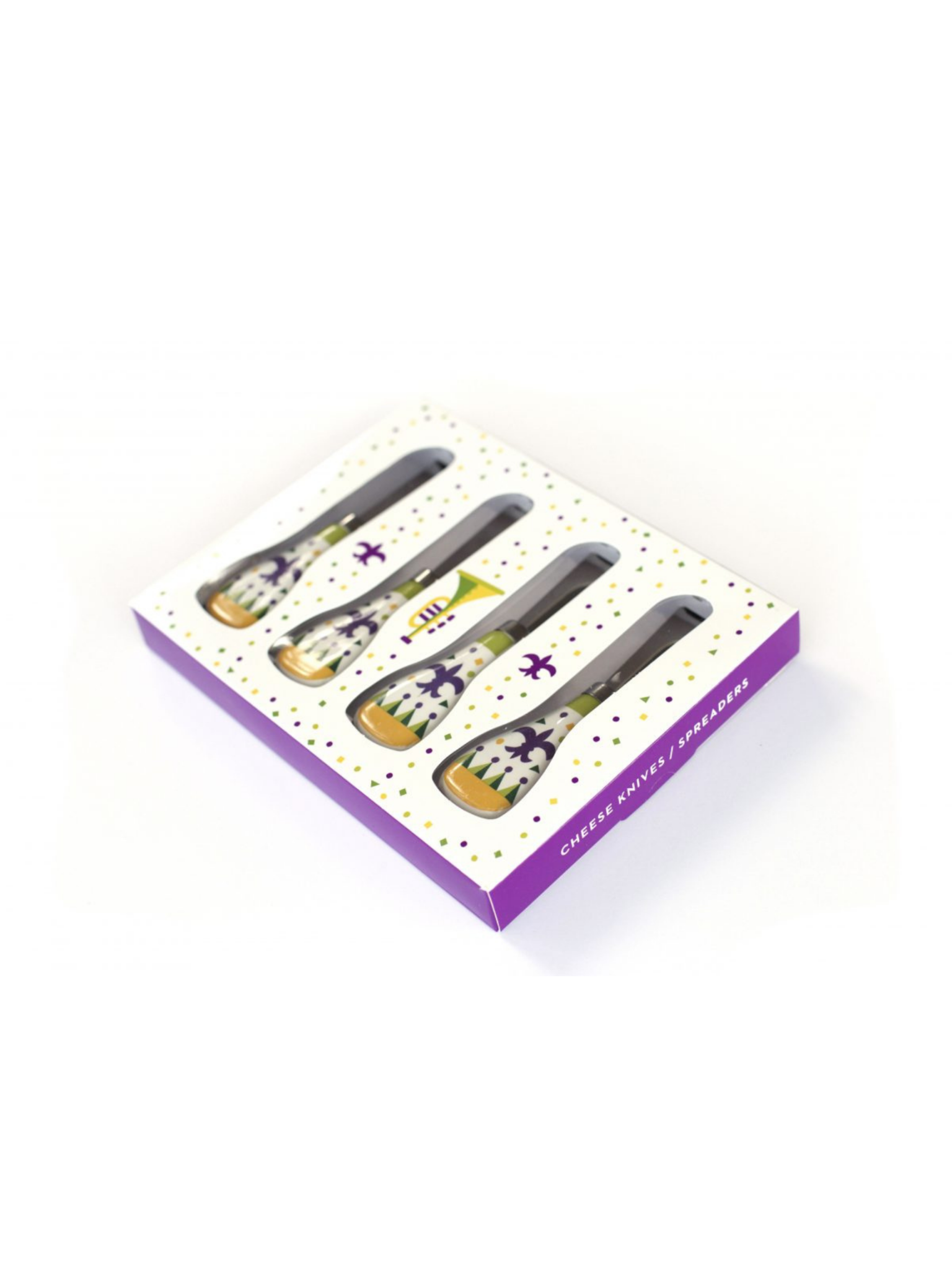 MARDI GRAS SPREADERS SET OF 4 Betty's Birdsall Jewelry, Fine Gifts