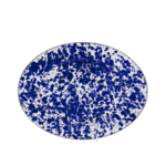 Cobalt Swirl Oval Platter