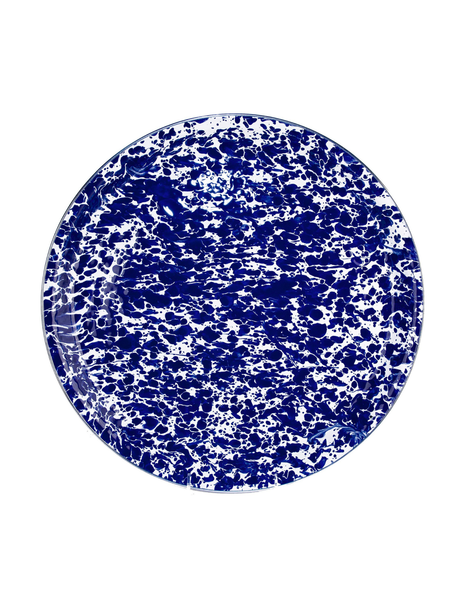 Large Cobalt Swirl Tray