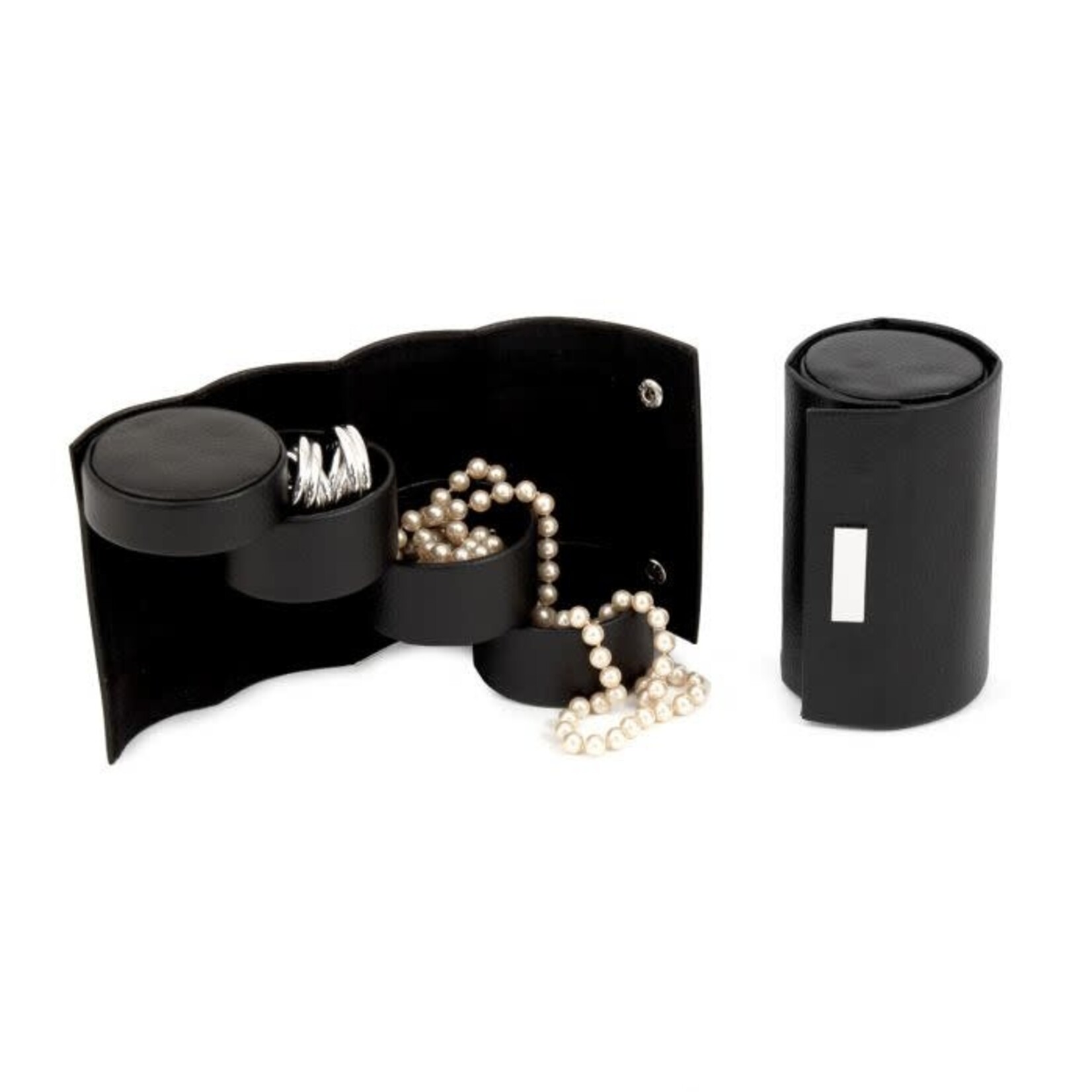 Lily Black Jewelry Roll