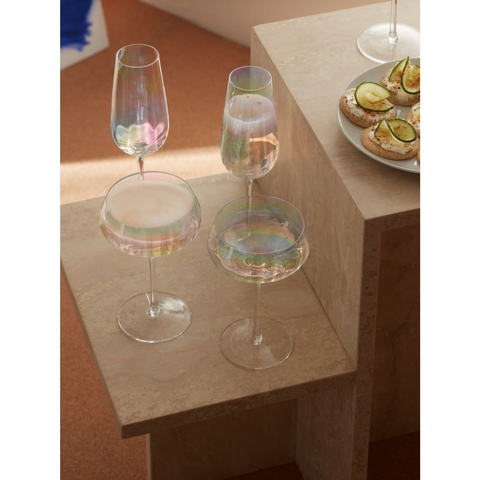 Pearl Champagne Saucer