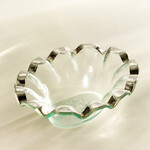 Ruffle Dip Bowl Platinum