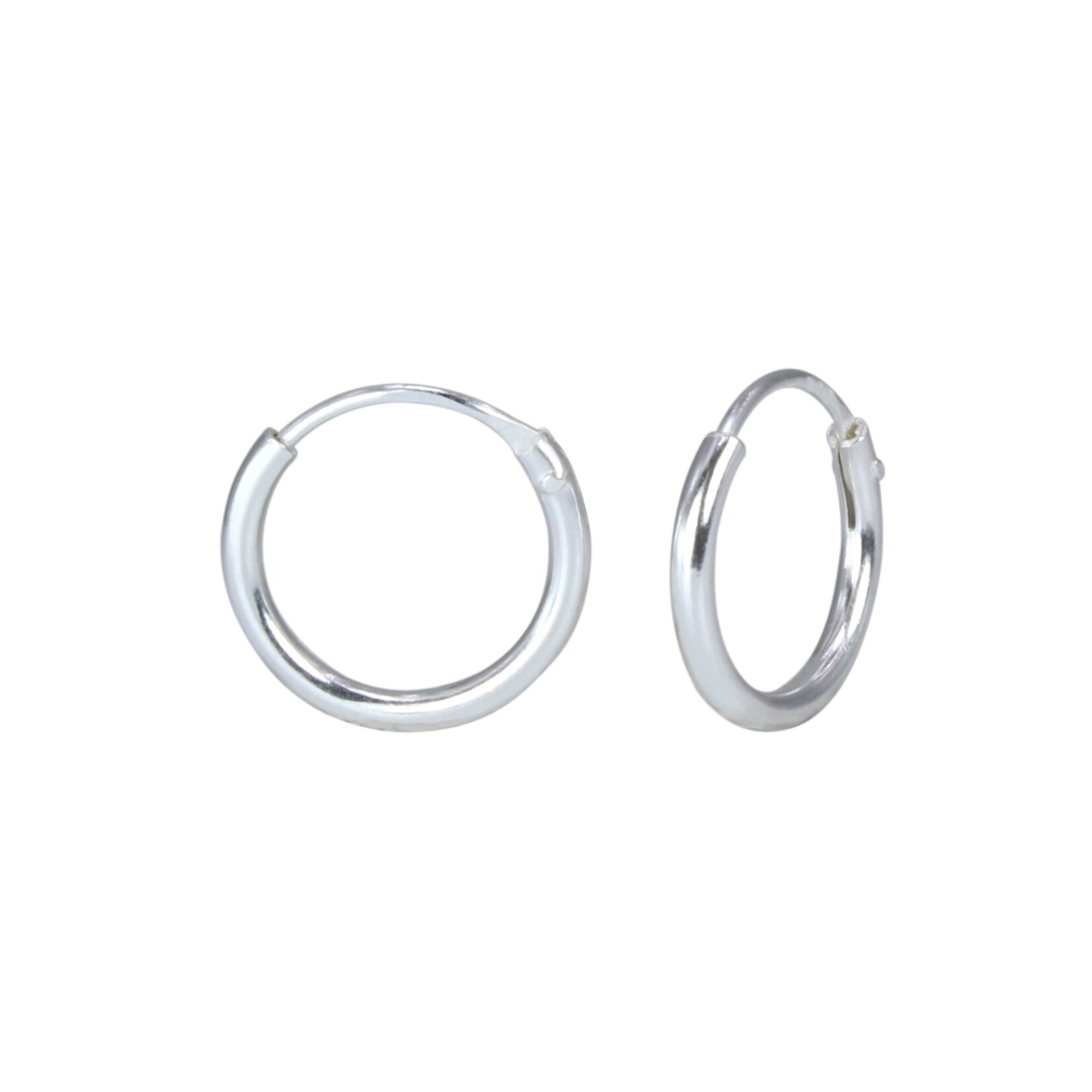 Sterling Silver Endless Hoop - 10mm