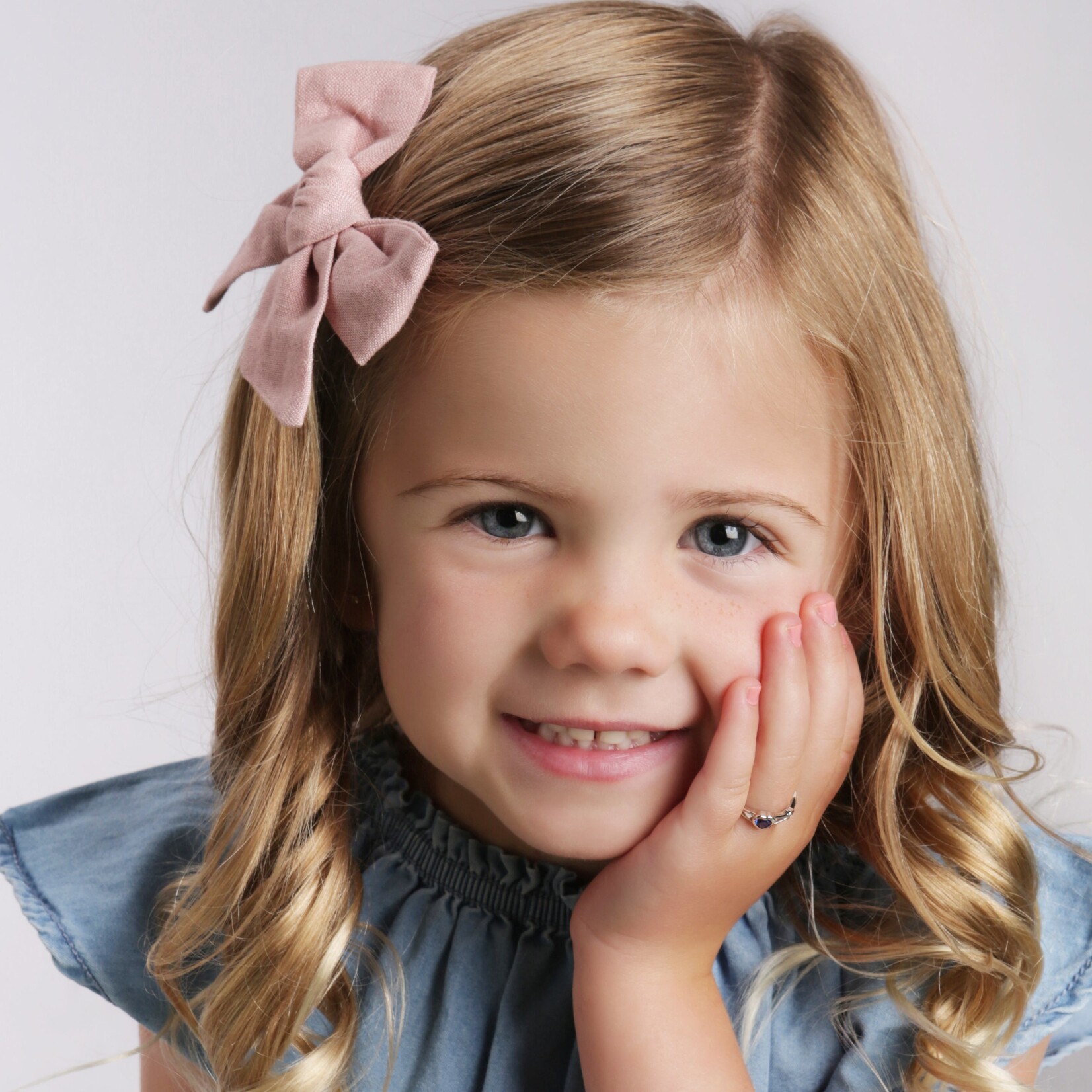 Sterling Silver Heart Birthstone Ring - September