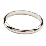 Sterling Silver Baby Bangle Bracelet - 0 to 12 Months