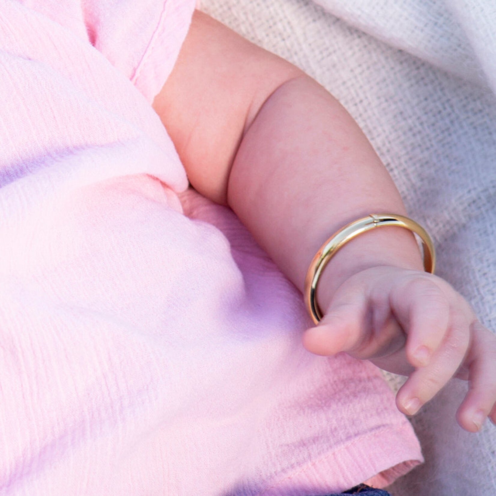 14K Gold Plated Bangle Bracelet - 0 to 12 Months