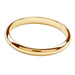14K Gold Plated Bangle Bracelet - 6 to 12 Years