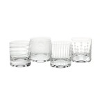 Cheers Double Old Fashioned Whiskey Glasses - Set of 4