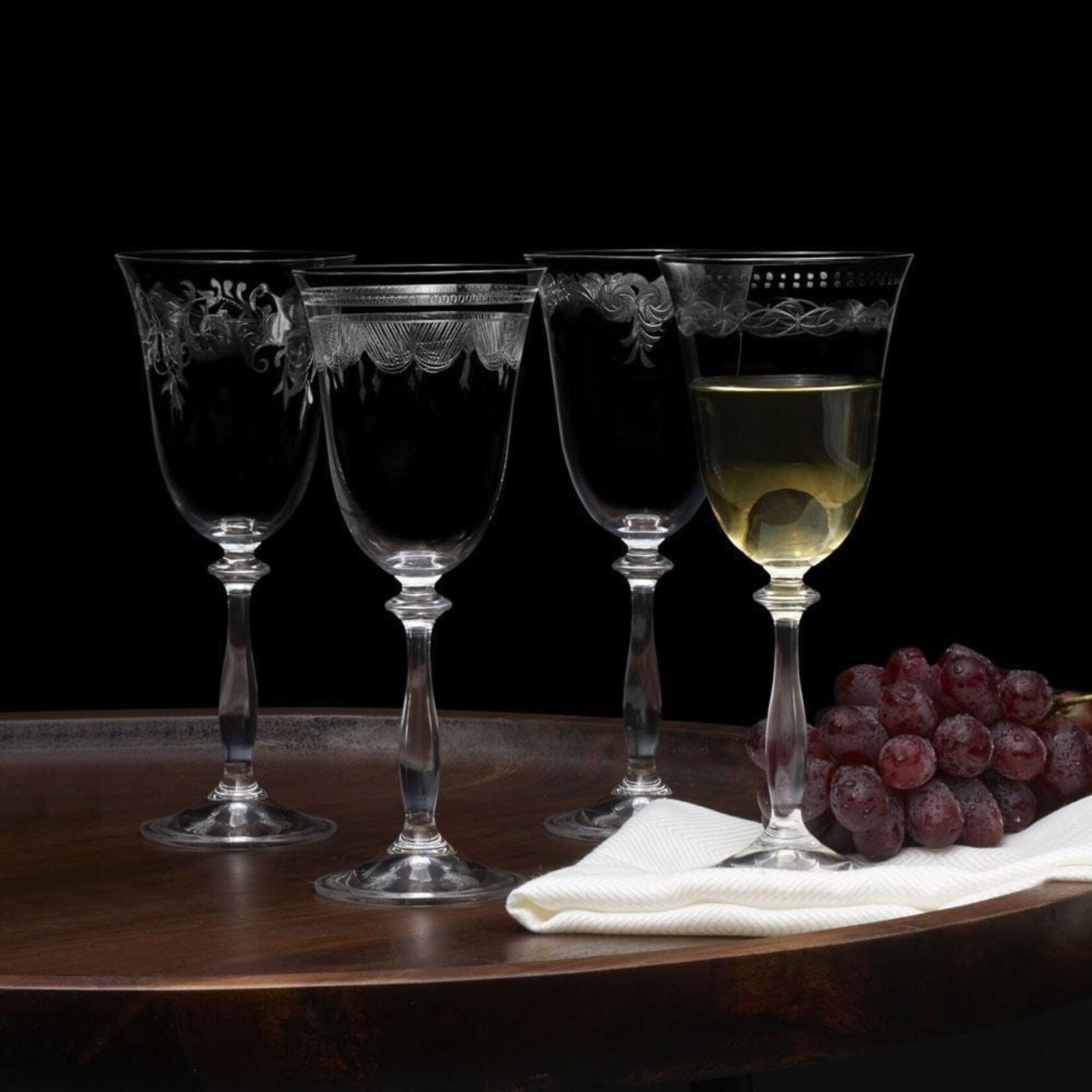 Amelia White Wine Glasses - Set of 4