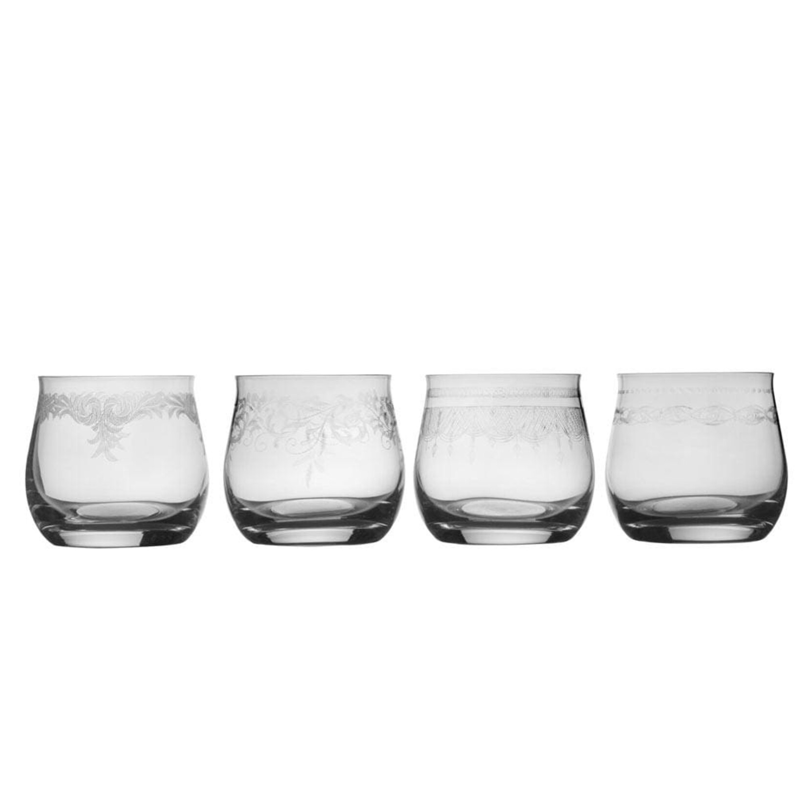 Amelia Double Old Fashioned Glasses - Set of 4
