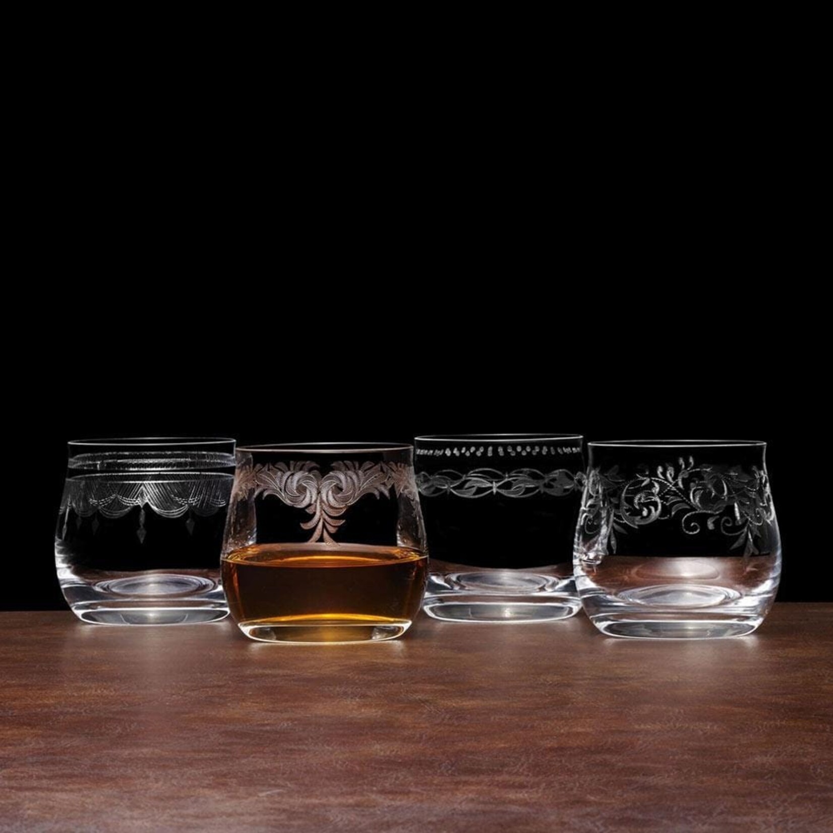 Amelia Double Old Fashioned Glasses - Set of 4