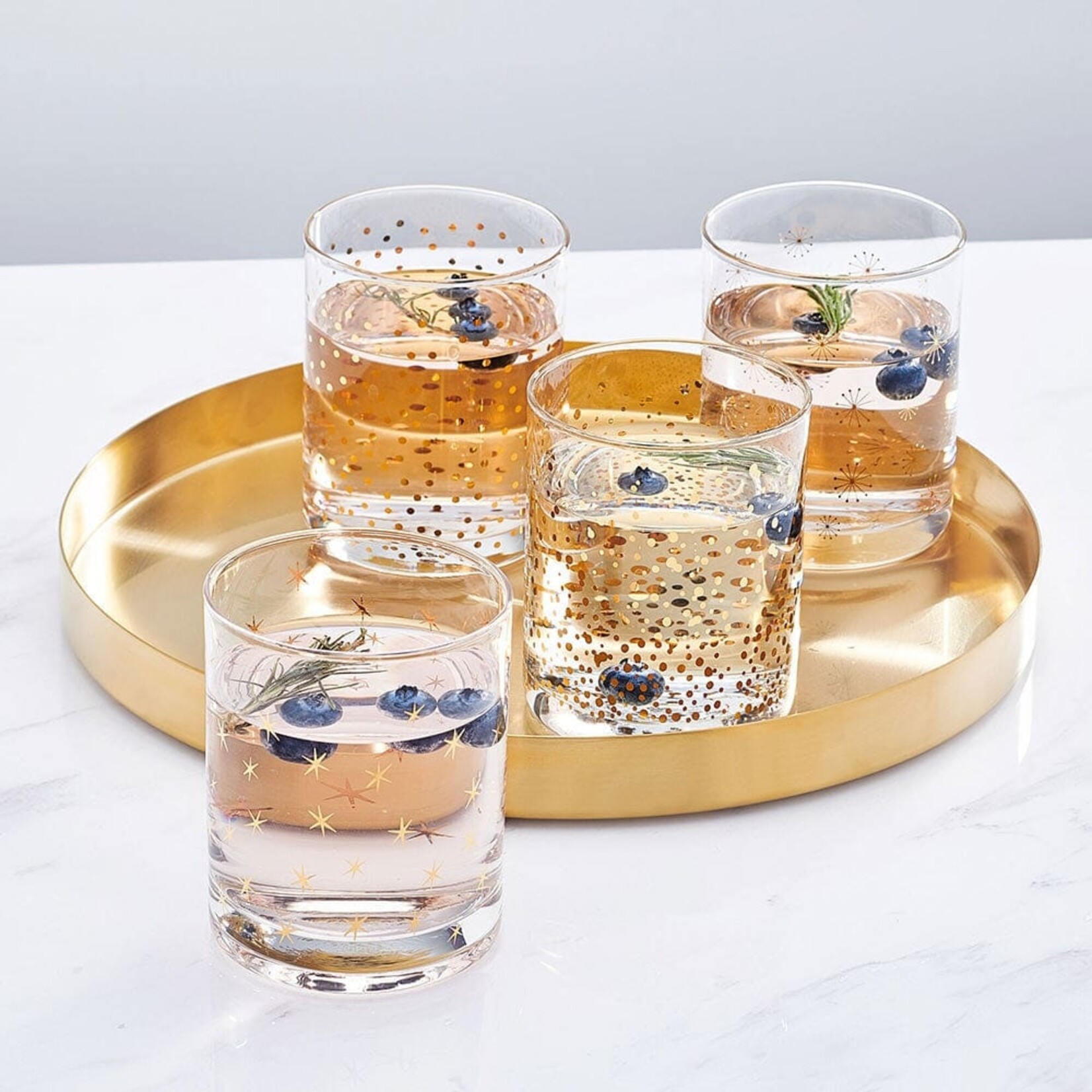 Party Double Old Fashioned Glasses - Set of 4