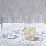 Gail Optic Highball Glasses - Set of 4