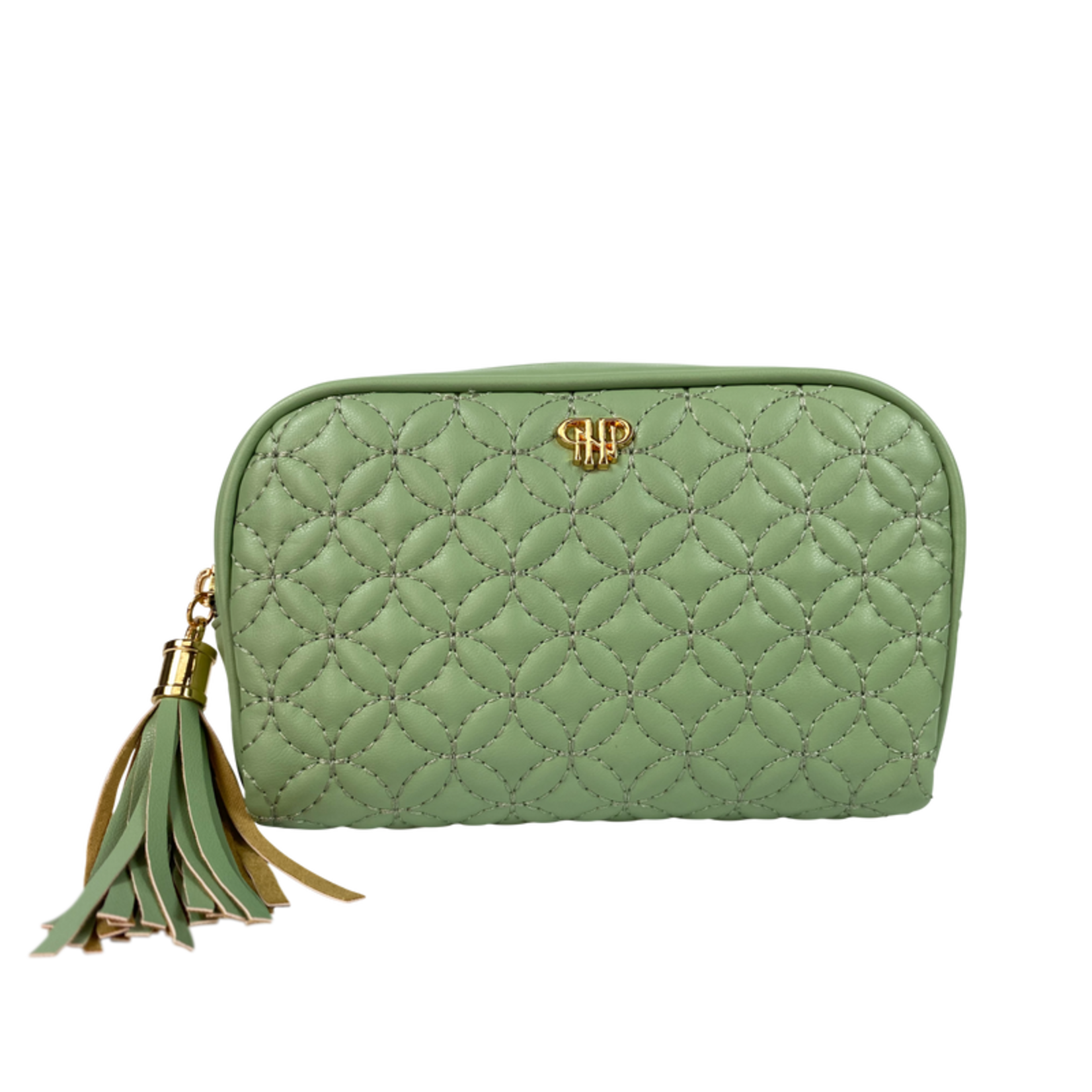 Small Makeup Case - Sage Quilted