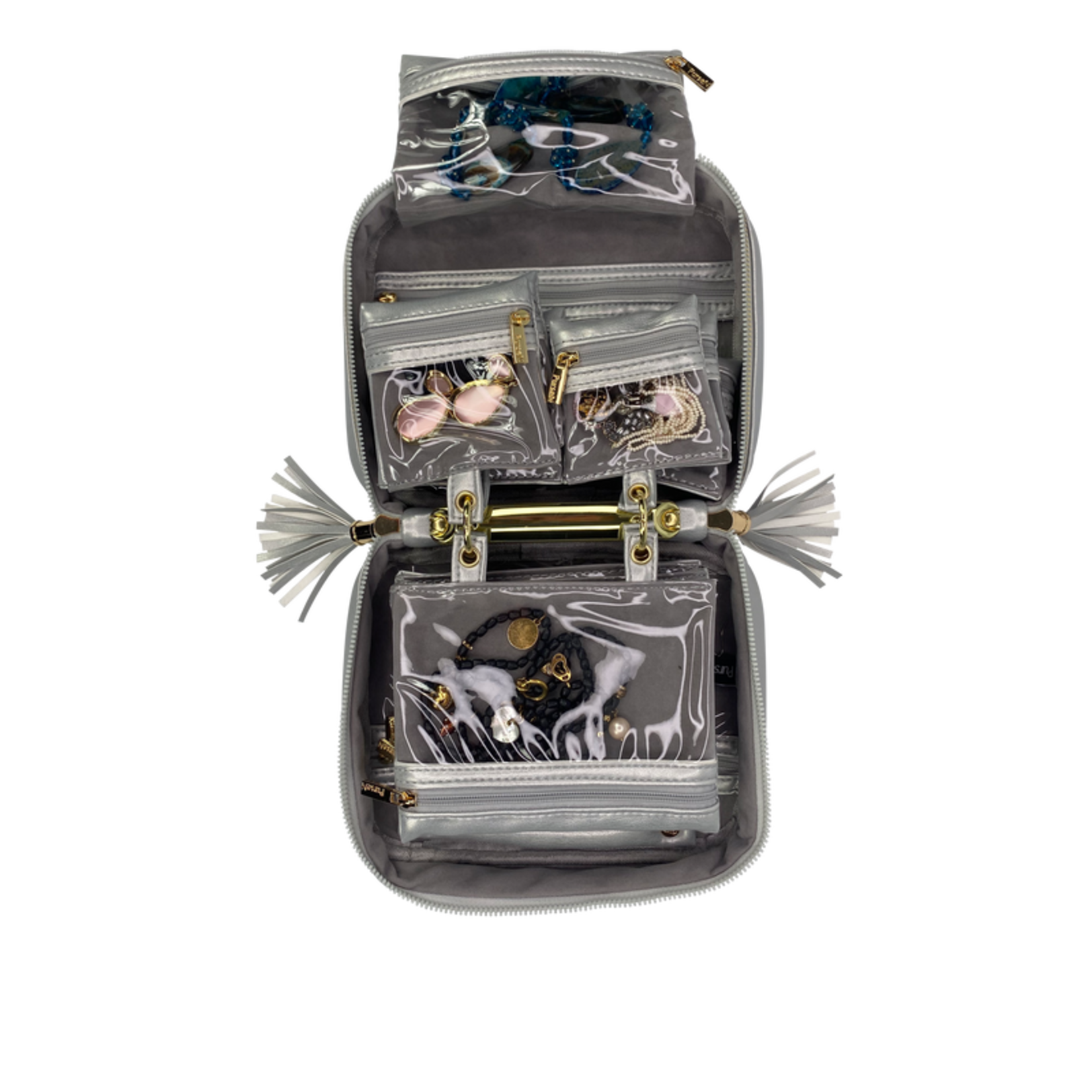 Trinity Jewelry Case - Platinum