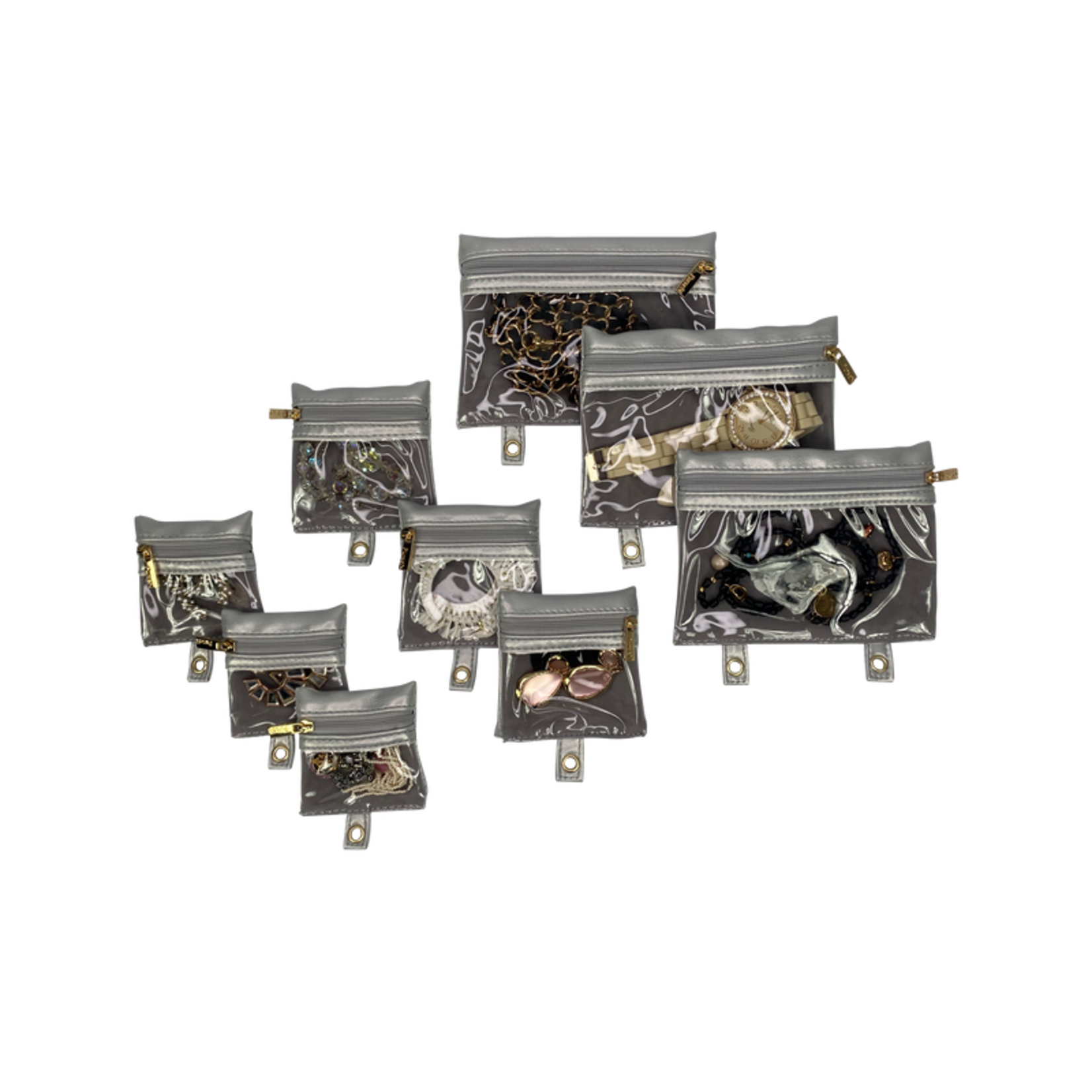 Trinity Jewelry Case - Platinum