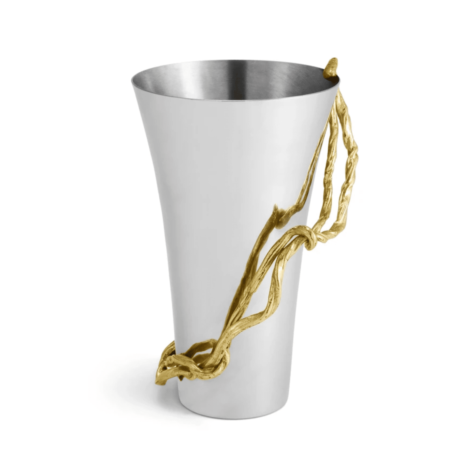 Wisteria Gold Vase