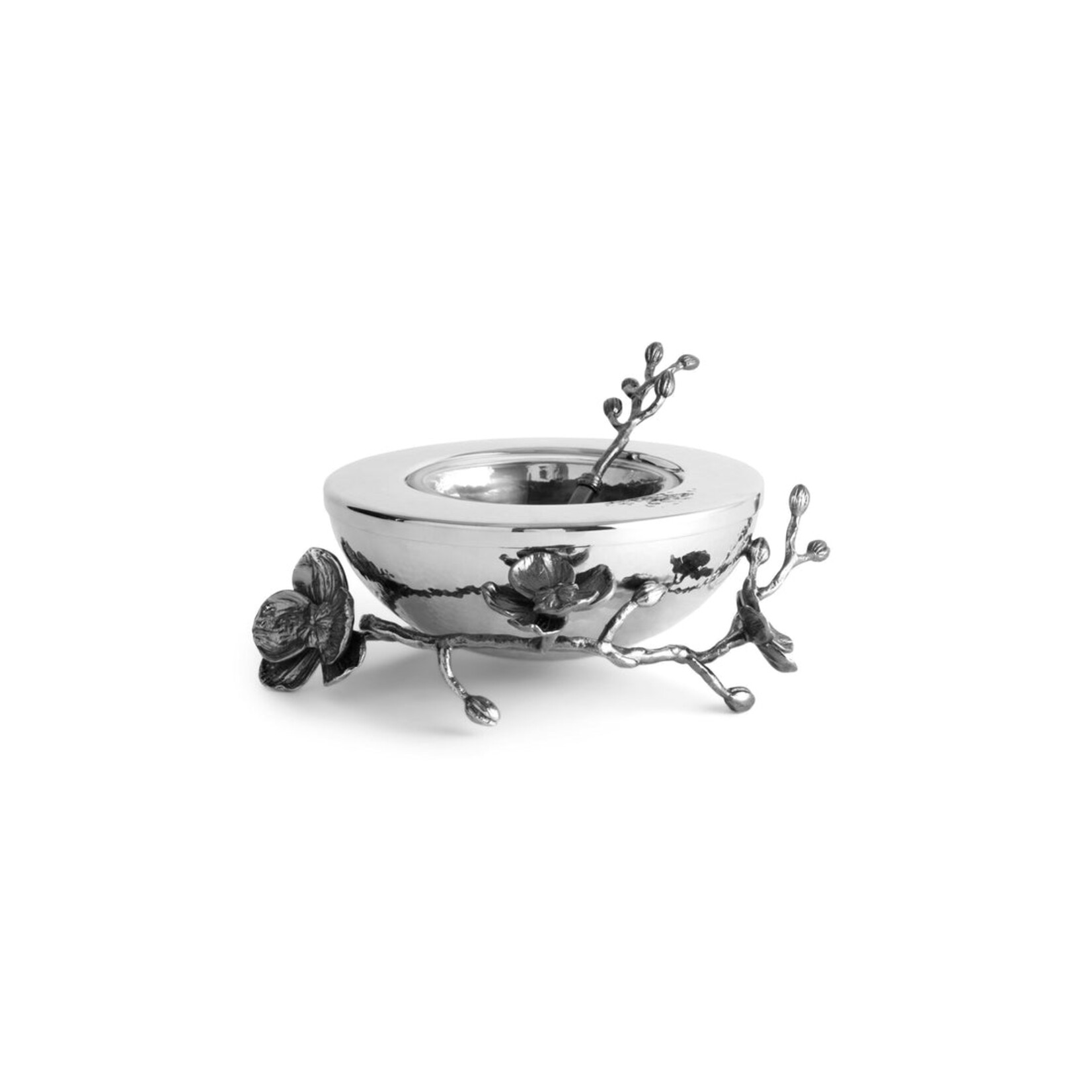 Michael Aram Black Orchid Caviar Dish with Spoon
