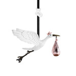 Pink Stork Ornament