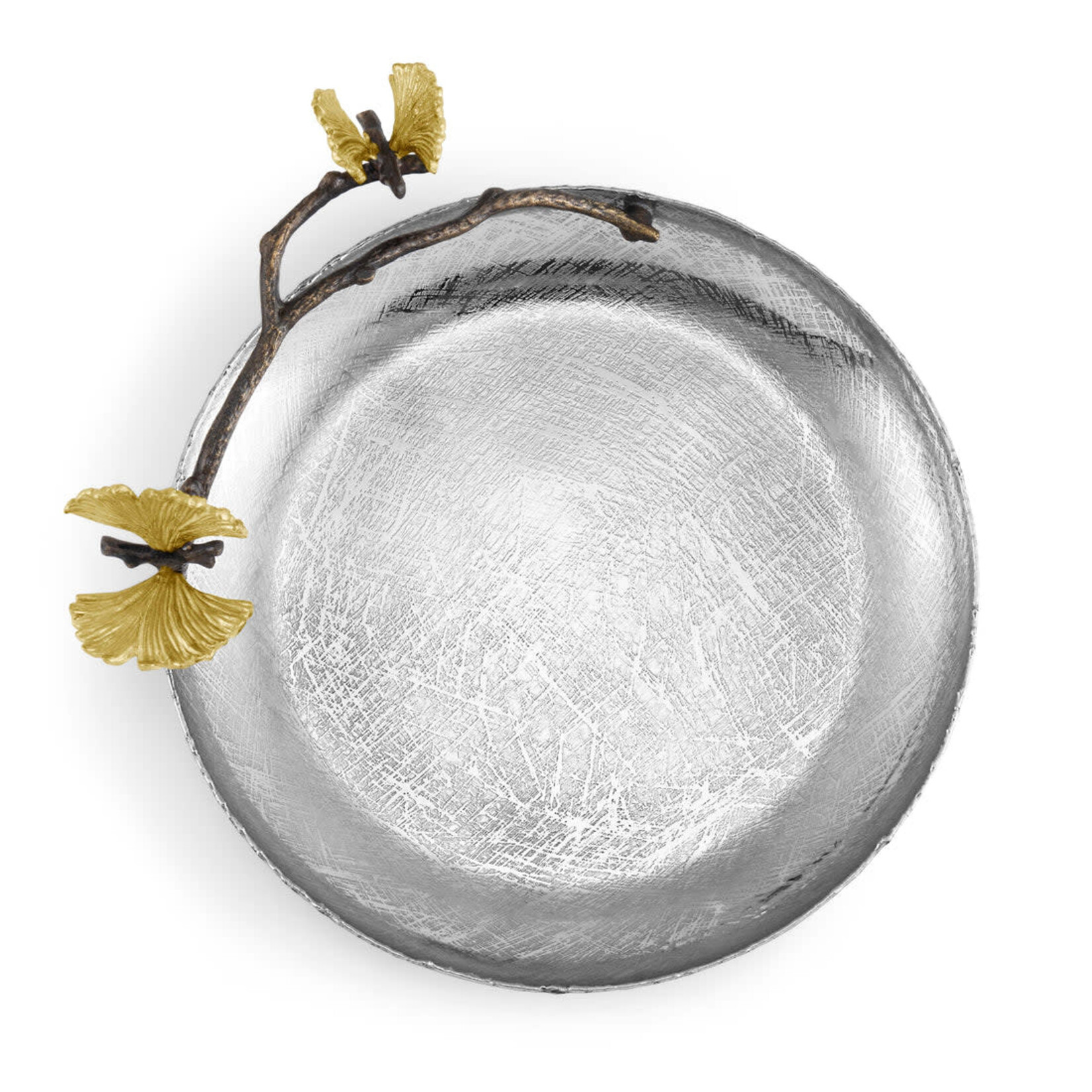 Butterfly Gingko Round Plate