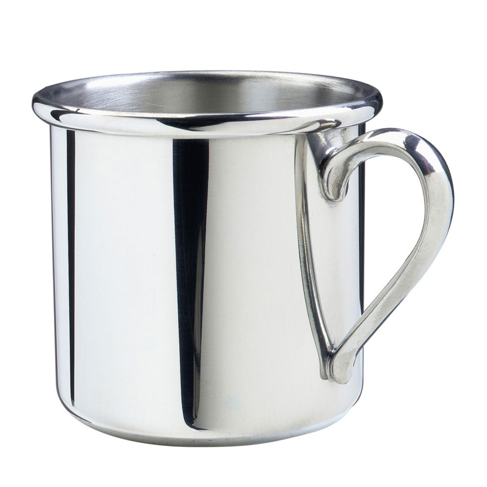 Pewter Baby Cup & Rattle Gift Set