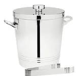 Top Shelf Double Walled Ice Bucket with Tong