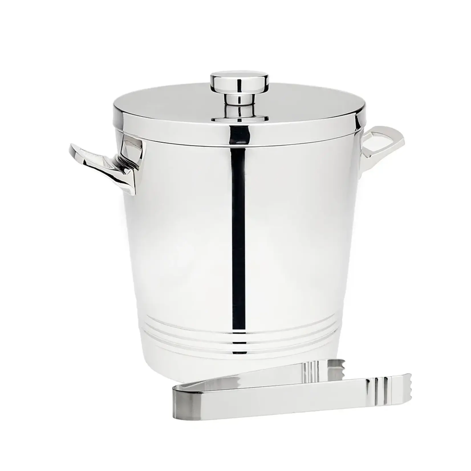 Top Shelf Double Walled Ice Bucket with Tong