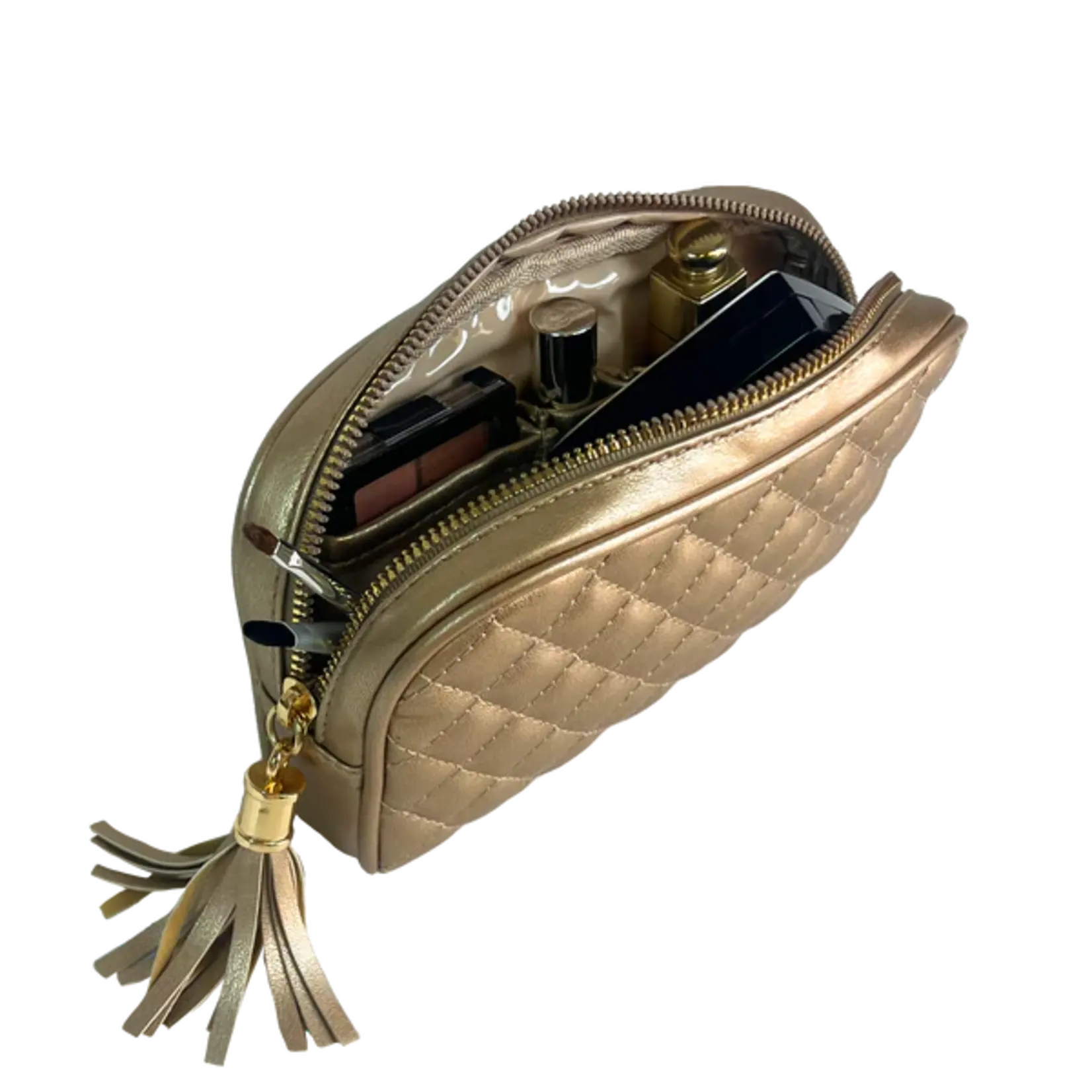Small Makeup Case - Gold