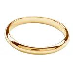 14k Gold-Plated Bangle Bracelet - Large