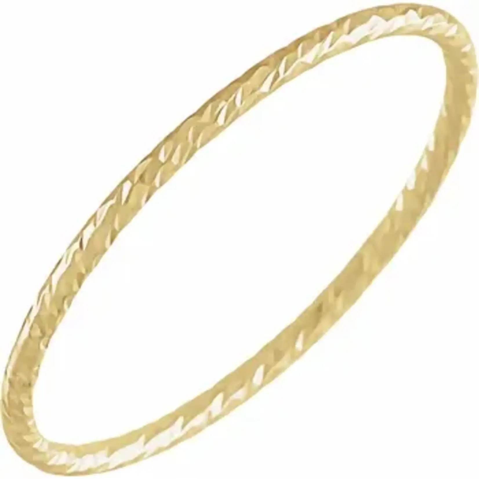 14K Yellow Stackable Ring