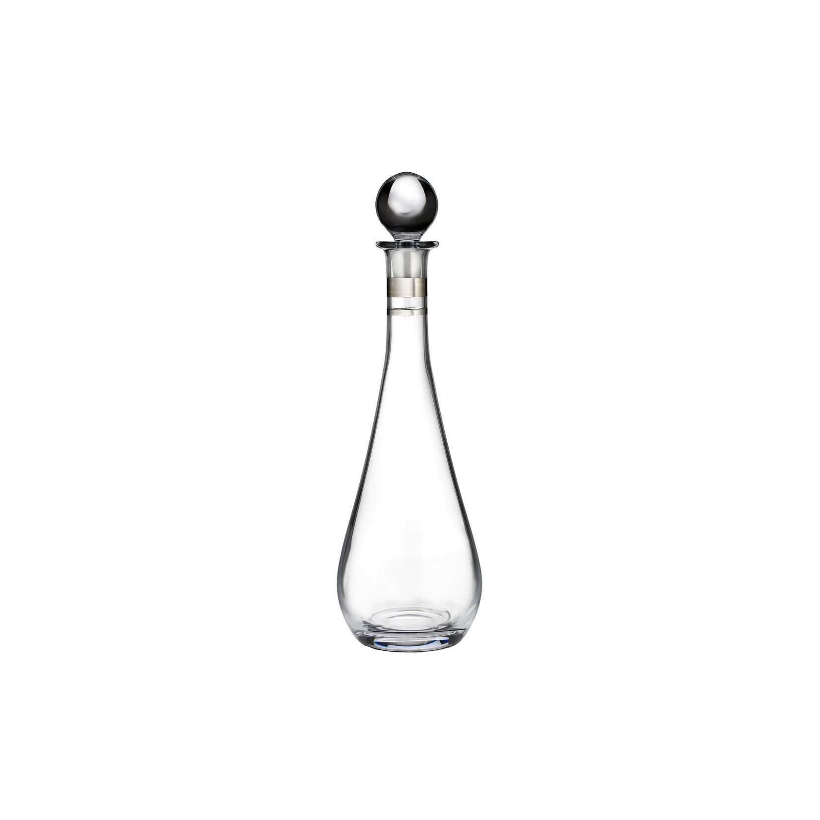 Elegance Decanter Tall - Platinum Band