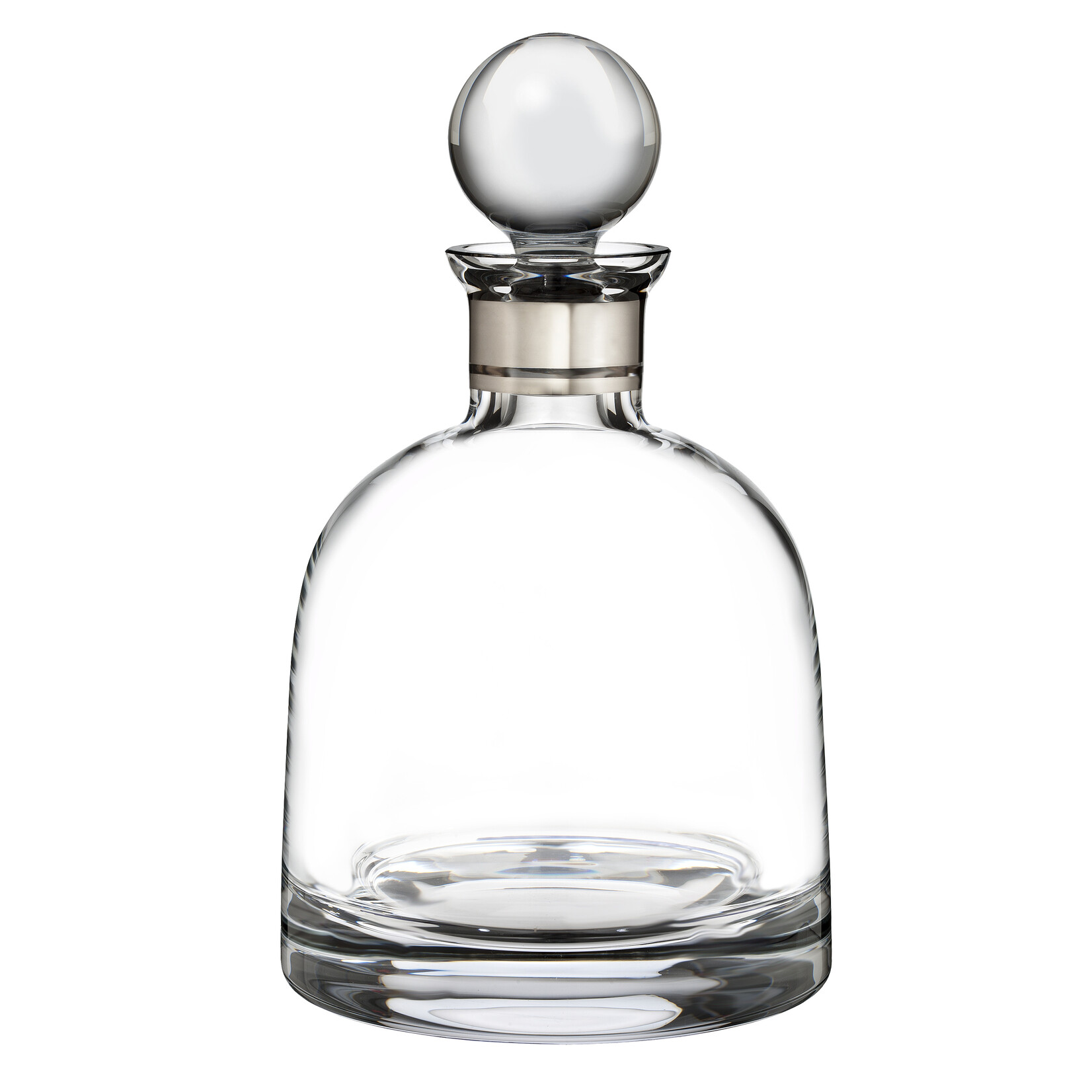 Elegance Decanter Short - Platinum Band