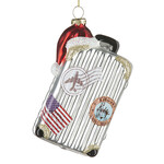 5.5" Holiday Luggage Ornament