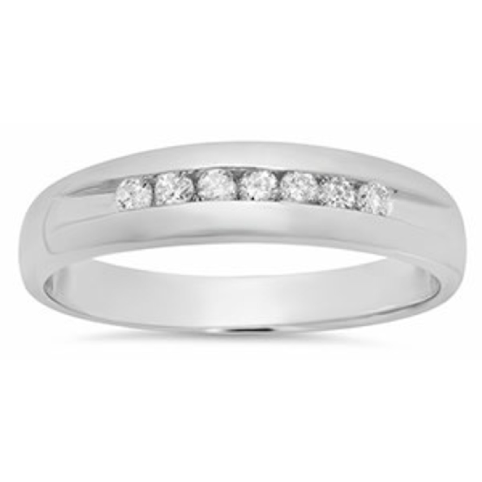 10k White Gold Diamond Anniversary Band .25ctw
