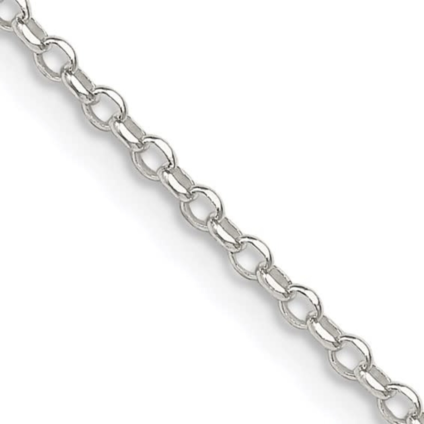 Sterling Silver 1.75mm Diamond-cut Cable Chain
