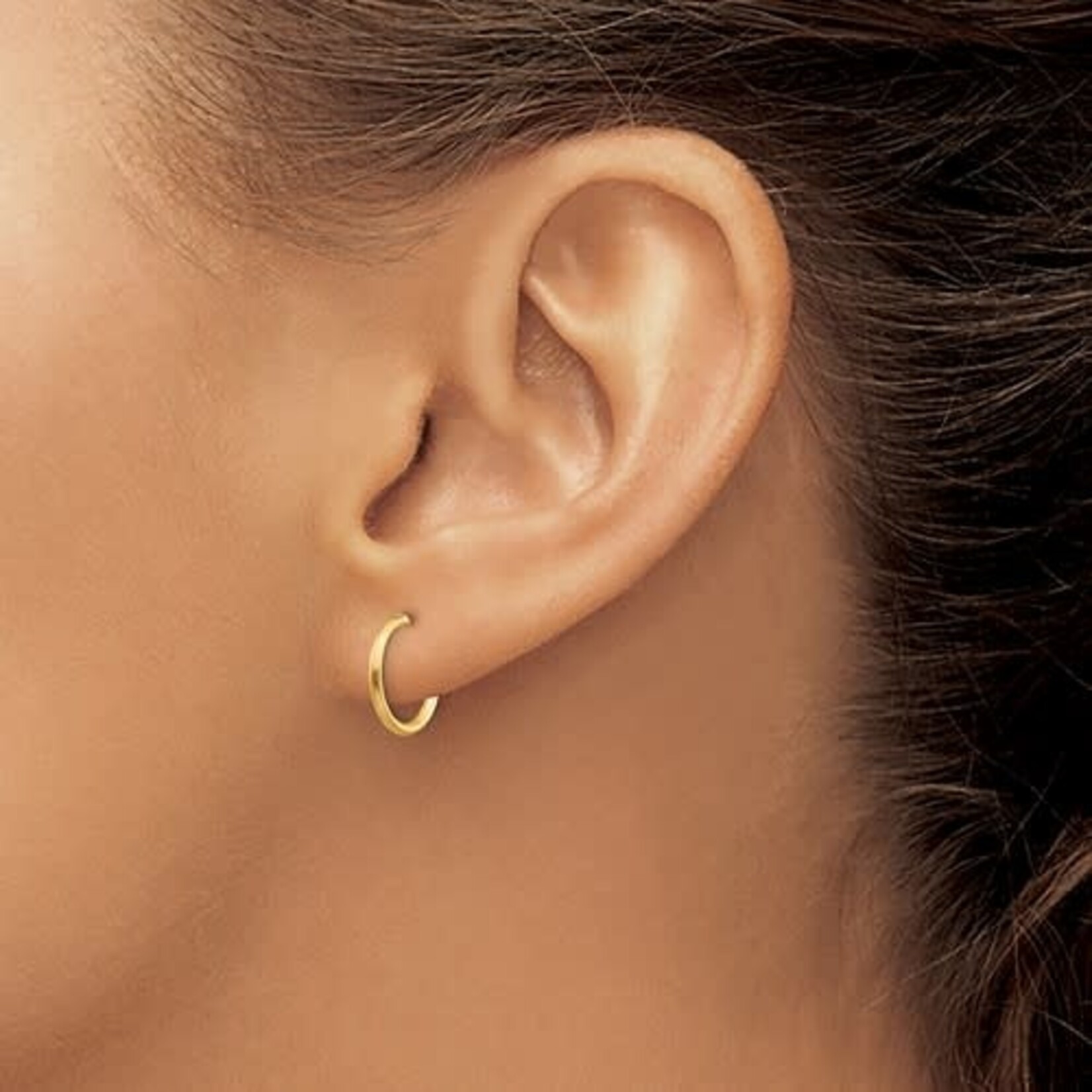 14k hoop earrings