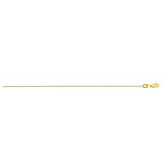 10K Yellow Gold 1.0mm Box Chain 18"