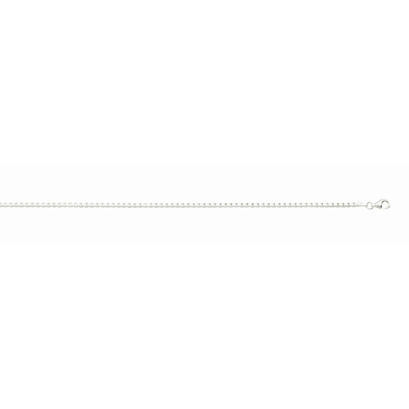 Sterling Silver Anti-Tarnish 2.2mm Box Chain 20in