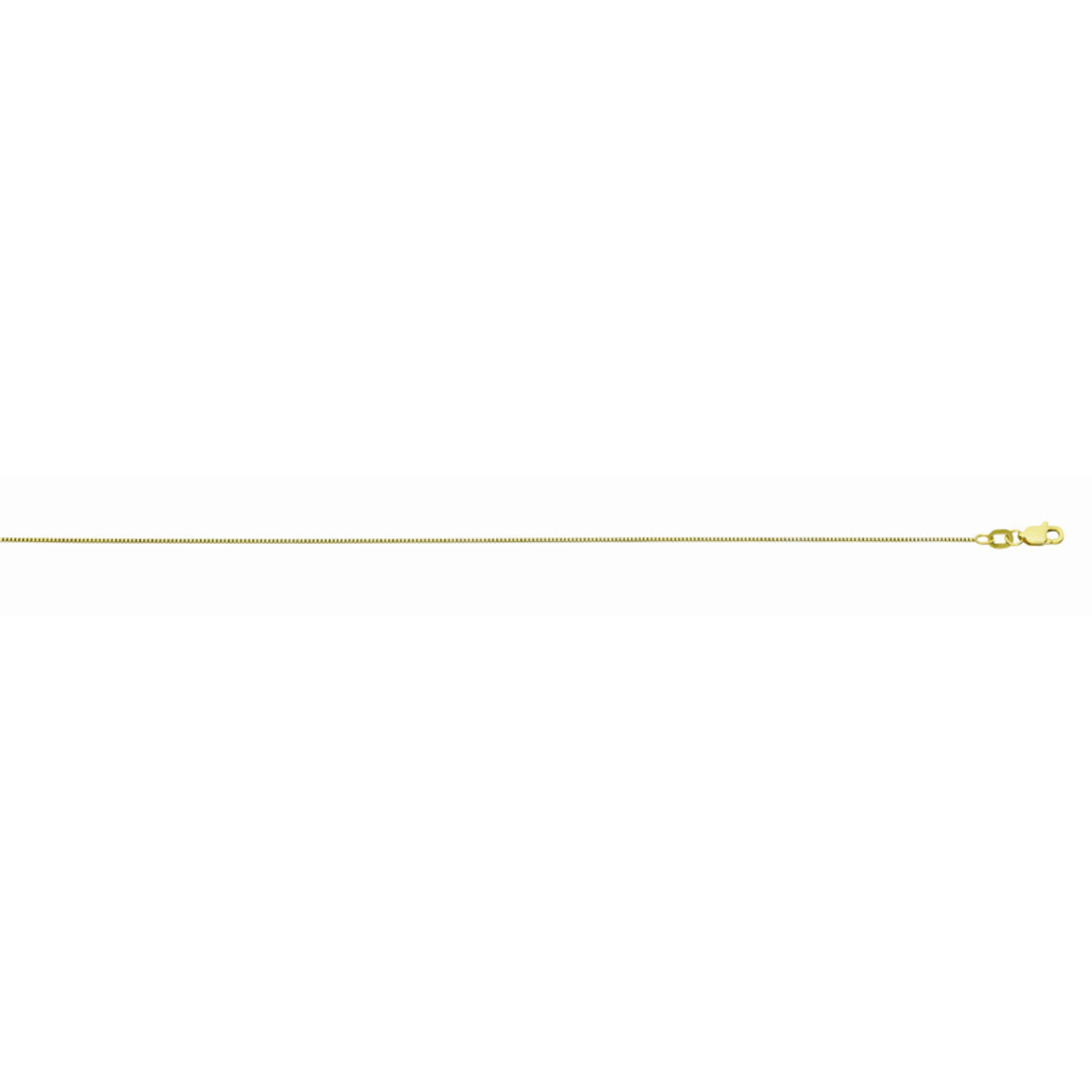 10K Yellow Gold 0.64mm Box Chain 16''